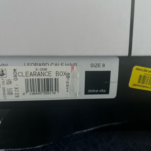 Dolce Vita Leopard Boots Size 8 - Picture 3 of 3